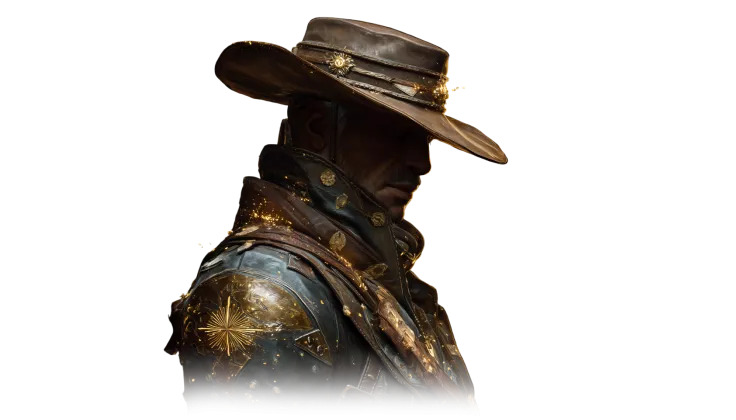 Kovbojs zelta apgaismojumā